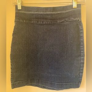 Jean pencil skirt